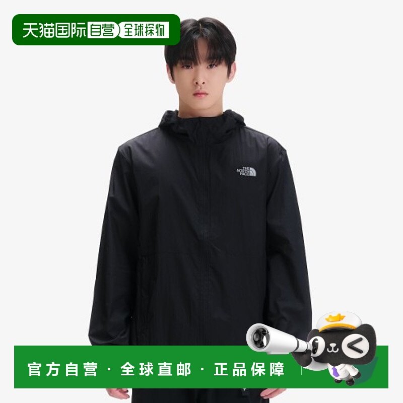 韩国直邮北面THE NORTH FACE 纯色连帽长袖夹克外套 男款 黑色