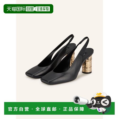 香港直邮GIVENCHY 女士高跟鞋 100306789113000 CO 黑色 slingbac