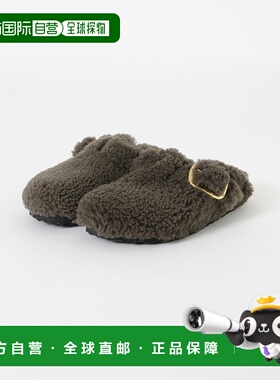 1h可退 日本直邮BIRKENSTOCK 女士BOSTON大金扣毛绒凉拖鞋 UW4710