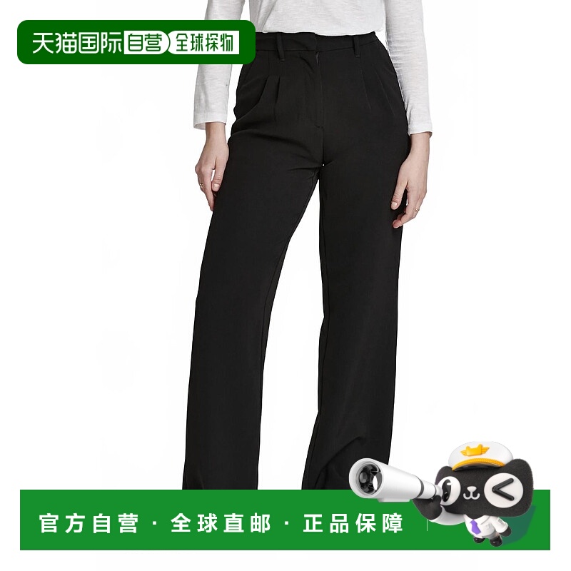自营 another love阿德莱德宽腿长裤黑色-黑色 美国奥莱直发