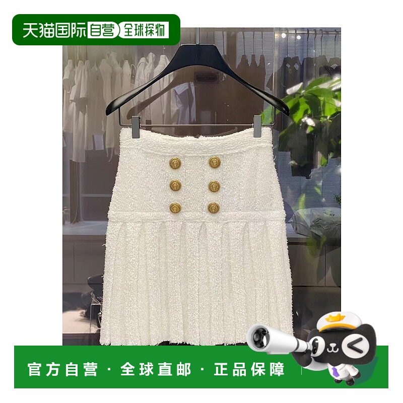 1h可退 香港直邮BALMAIN 女士半身裙 AF1LB659KD760FA SS2023 花