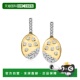 18k Scattered Ross 自营 Drop Simons Oval Diamond Earrings