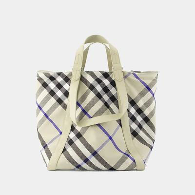 BURBERRYMedium Shopper Bag - Burberry - Synthetic - Neutral