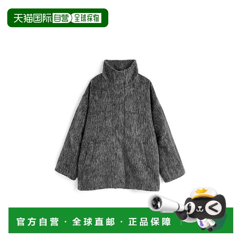 日本直邮日潮 GRL立领长毛绒大衣al307外套