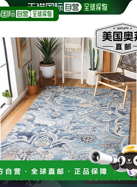 自营Safavieh Marquee 系列 MRQ116M - 蓝色 / 灰色 【美国奥莱】