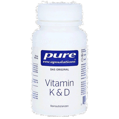 欧洲直邮雀巢德版倍宜pure补钙维D3+K2胶囊60粒骨骼健康维生素