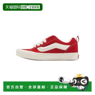 Knu VN000D75BOP1 Skool RACING 韩国直邮VANS RED 公用休闲鞋