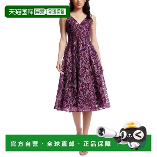 Elisa Line 自营Dress purple Population Dress 美国奥 The