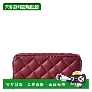 红色 yorkPersaman纽约Briar绗缝皮革钱包 美国 new 自营persaman