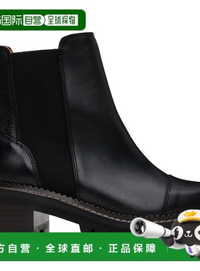 1h可退 香港直邮潮奢 SEE BY CHLOÉ 女士 黑色 Mallory 踝靴 SB33
