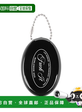 1h可退 日本直邮HUF ATELIER CREST印花零钱包 25M_AC80427