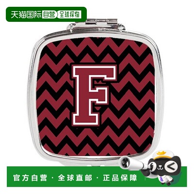 自营 Carolines Treasures CJ1052-FSCM 字母 F 雪佛龙石榴正品