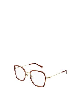 GUCCI 女士眼镜 GG1850O002 SS2025 棕色 矩形眼镜