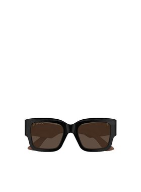 GUCCI 女士眼镜 GG1663S004 AW2024 绿色 全框太阳镜