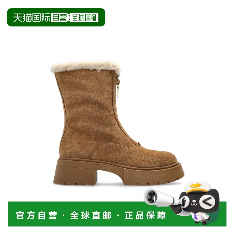 1h可退 香港直邮COACH 女士靴子 CCH850PP1 CO 浅棕色 Heeled ank