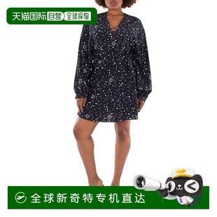 fendi芬迪蓝色星空绉纱连衣裙 自营 品牌尺码 蓝 美国尺码