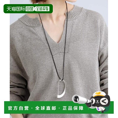 日本直邮IENA JAMIRAY MODERN CURVE PIN NL 曲线别针项链