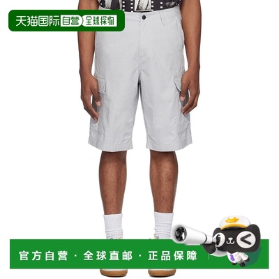 1h可退 香港直邮潮奢 CARHARTT WIP 男士 灰色 Regular 工装短裤