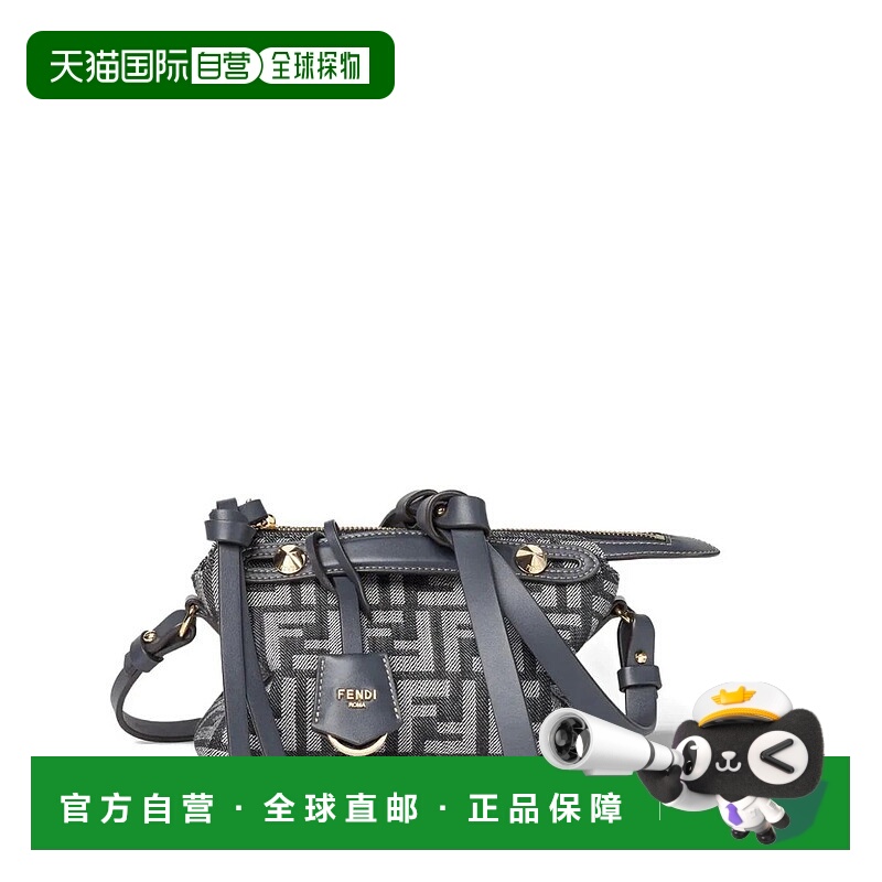 1h可退 香港直邮FENDI 女士手提包 8BS098AUT415 AW2025 蓝色 Fen
