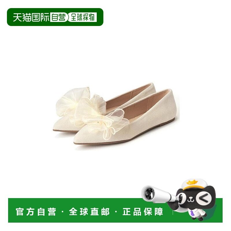 日潮 GRL 2Way 透明薄纱蝴蝶结平底单鞋 ci538 2025新款麂皮女鞋,女鞋,浅口单鞋,淘宝优惠券,粉丝福利购,淘宝优惠卷