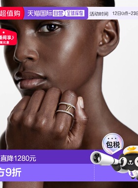 自营1h可退 欧洲直邮LV/路易威登 女士金色金属戒指新款