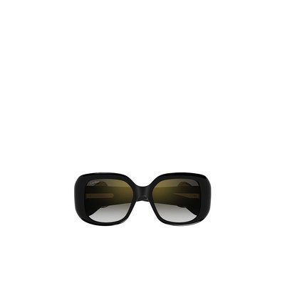 CARTIER 女士眼镜 CT0471S001 CO 黑色 logo标识太阳镜