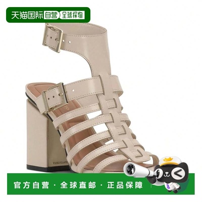 自营Vince Camuto Hicheny Sandal Warm Vanilla Caged Block Hee