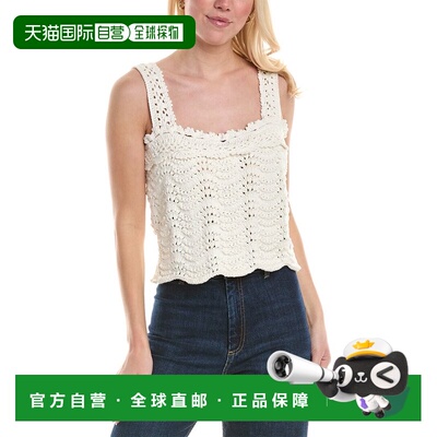 自营Oscar de la Renta Crocheted Tank - white 美国奥莱直发
