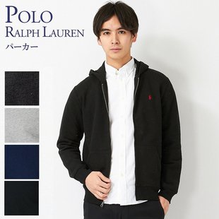 日本Ralph Lauren拉夫劳伦男女同款连帽外套拉链运动服
