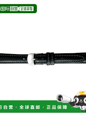 日本直邮BCME003AM BAMBI SCOTCHGARD 黑色皮革表带