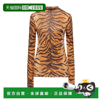 1h可退 香港直邮Jil Sander 吉尔 桑达 女士 T恤 brown棕色 舒适