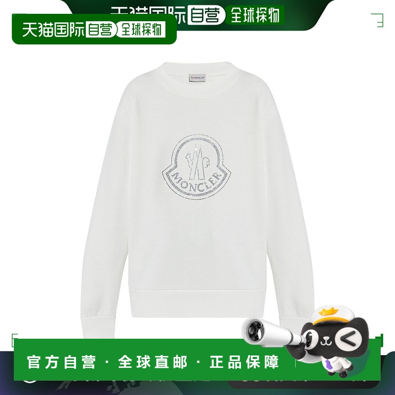 1h可退 香港直邮MONCLER 女士卫衣 8G00040899TR033 AW2024 白色
