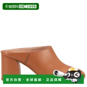 美国奥莱直发女鞋 Cuoio Leather 自营Tod brown T70 Mules