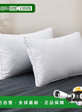 自营 puredown钻石缝线双线高枕-白色 美国奥莱直发