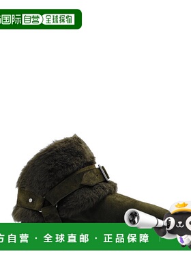 1h可退 香港直邮潮奢 Burberry 巴宝莉 女士 Chubby 附扣靴 80925