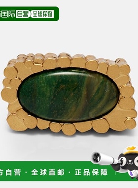 1h可退 香港直邮潮奢 ZIMMERMANN 女士 Wisp 16kt 镀金精饰戒指