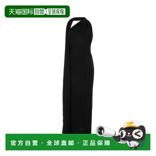 连衣裙 香港直邮LOEWE 黑色缎面长款 女士 S359Y09XB7BLACK 罗意威