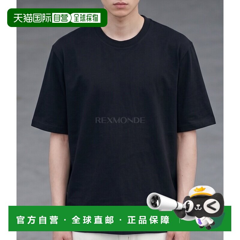 韩国直邮STUDIO NICHOLSON Lay 黑色 T 恤 (1066)图片