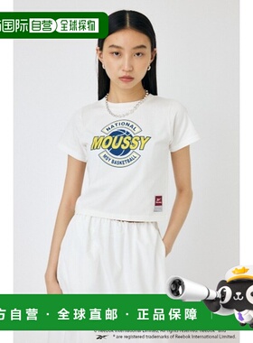 1h可退 日本直邮REEBOK 女士篮球队LOGO印花T恤 010ISJ017071