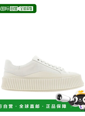 香港直邮Jil Sander 波浪纹厚底低帮板鞋 JS32108B14040