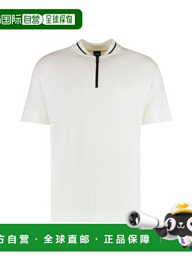 1h可退 香港直邮BOSS 波士 男士 博斯 Hugo 前拉鍊 Polo 衫 50537