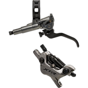 自营 SHIMANO禧玛诺XTR刹车 油压碟刹林道手柄夹环+4活塞夹器