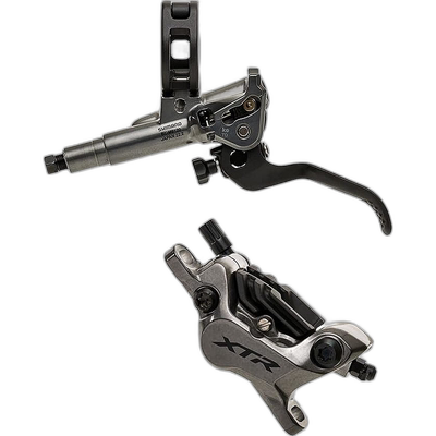 自营 SHIMANO禧玛诺XTR刹车 油压碟刹林道手柄夹环+4活塞夹器