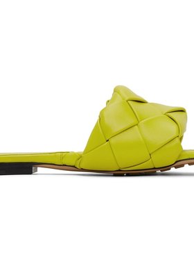 潮奢 Bottega Veneta 葆蝶家 女士 绿色 Lido 凉鞋 608853VBSS0