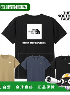 日本直邮The North Face短袖后背方形徽标T恤（女士）NTW32447 女