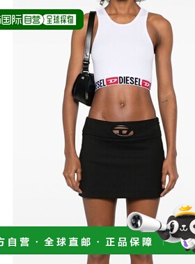 香港直邮DIESEL 女士背心吊带 A176380NJAP100 AW2025 白色 短款