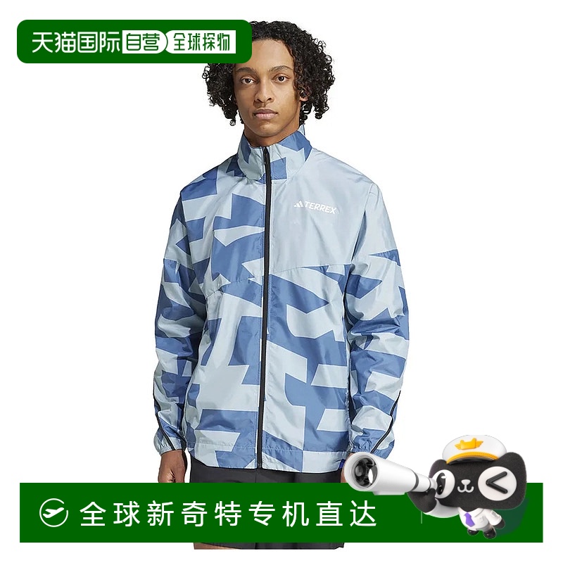 香港直邮ADIDAS Terrex 多色印花风衣 男士