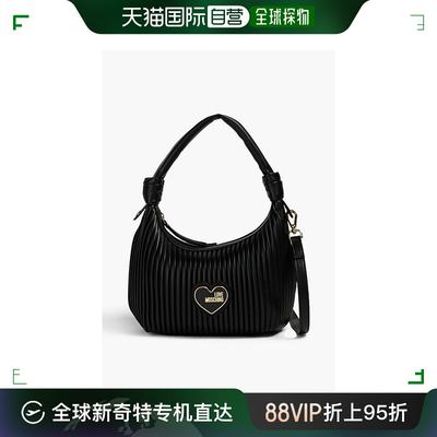 香港直邮潮奢 Love Moschino 爱莫斯奇诺 女士Pleated faux textu