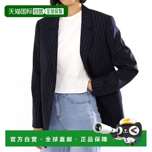 男士 韩国直邮CELINE 2024年春季 夹克外套 TOMMY条纹羊毛西装