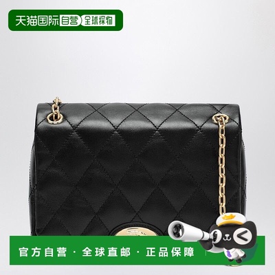 1h可退 香港直邮Burberry 巴宝莉 女士 Strand 大号黑色包包 8111